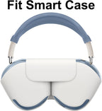 Silicone Case Cover for Airpods Max 2, Clear Soft TPU Ear Cups Cover/Ear Pad Case Cover/Headband Cover for Airpods Max 2/1 (2026/2024/2020), Transparent Accessories for Apple Airpods Max, Lavender