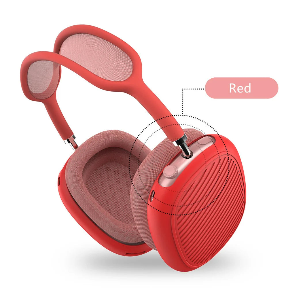 Case for Airpods Max Ear Cups Cover Soft Silicone Anti-Scratch Dust-Proof Earphone Earpad Cover for Apple Airpods Max Accessorie