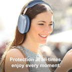 Silicone Case Cover for Airpods Max 2, Clear Soft TPU Ear Cups Cover/Ear Pad Case Cover/Headband Cover for Airpods Max 2/1 (2026/2024/2020), Transparent Accessories for Apple Airpods Max, Lavender