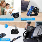 15W Wireless Phone Charger Stand Pad Fast Charge for Samsung Iphone LG Universal