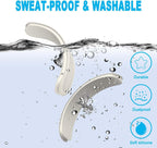 Headband Cover for Airpods Max (New 2024), Soft Silicone Airpods Max Headphone Headband Protectors/Comfort Cushion/Top Pad Protector Accessories Compatible with Apple Airpods Max (Off-White)