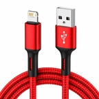 Charge your iPhone and iPad faster with this durable 3A USB-A to Lightning cable. Features fast charging, data transfer, reinforced construction and multiple colour and length options.