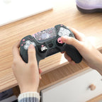 Silicone PS5 Controller Cover Skin Set,Anti-Slip Soft Protective Case for Ps5 Wireless Controller with 2 Thumb Grip Caps and 1 Sticker (Kml-Black)