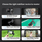 3-Axis Handheld Gimbal Stabilizer Smartxe for Smartphone for Iphone Android AI Face Tracking Tk Vlog