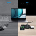 15W Wireless Phone Charger Stand Pad Fast Charge for Samsung Iphone LG Universal