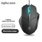 W1 Wired Mouse Esports Gaming Mouse Silent Office Mouse Three Keys and Six Keys Are Optional