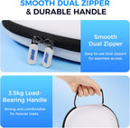 Carry Case Compatible with PS5 Controller, PS5 Controller Durable Hard Shell Carrying Case, Shock-Resistant PS5 Controller Storage Case for Travel and Home Use