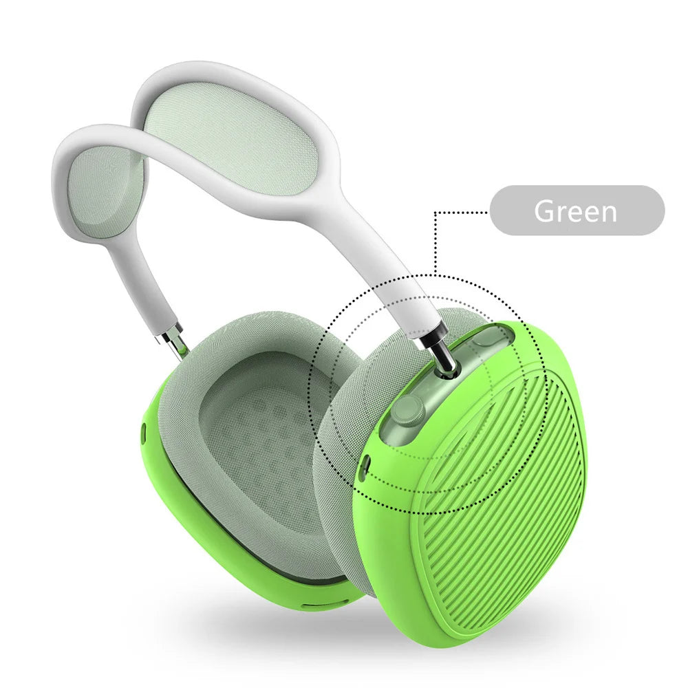 Case for Airpods Max Ear Cups Cover Soft Silicone Anti-Scratch Dust-Proof Earphone Earpad Cover for Apple Airpods Max Accessorie