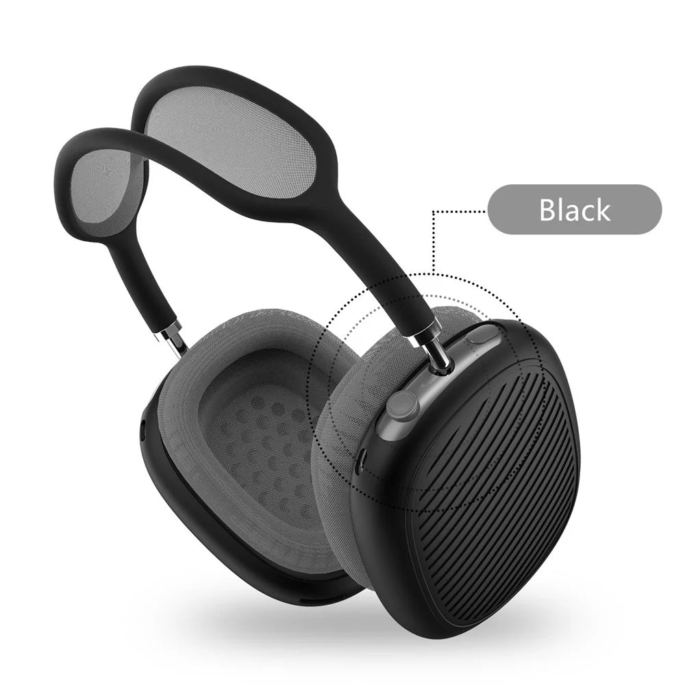 Case for Airpods Max Ear Cups Cover Soft Silicone Anti-Scratch Dust-Proof Earphone Earpad Cover for Apple Airpods Max Accessorie