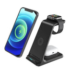 15W Wireless Phone Charger Stand Pad Fast Charge for Samsung Iphone LG Universal
