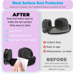 Airpods Max Headphone Cover (Black), Soft Silicone Comfort Cushion & Top Pad Protector, Compatible with Airpods Max (2020, 2024), Enhances Comfort & Protection, over Ear Form Factor