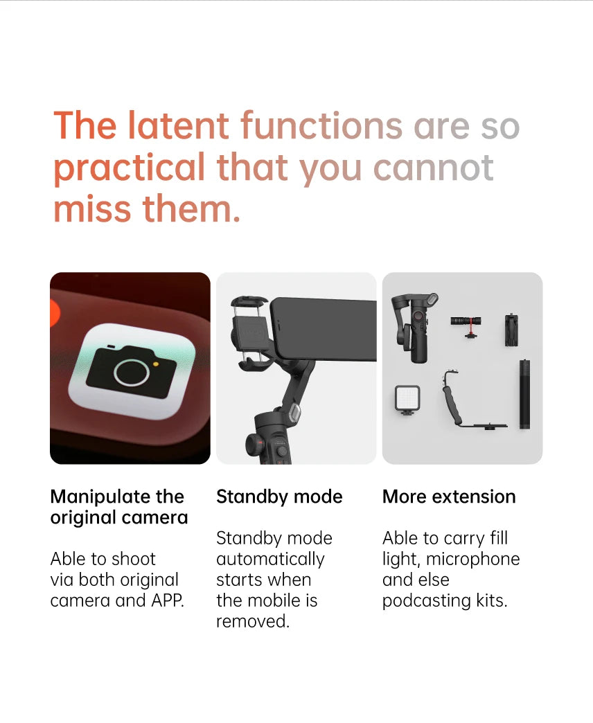 Smartxe 3-Axis Gimbal Stabilizer