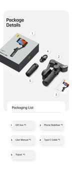 Smartxe 3-Axis Gimbal Stabilizer