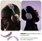 Headband Cover for Airpods Max (New 2024) - Soft Silicone Protector, Comfort Cushion, Top Pad Accessory Compatible with Apple Airpods Max (Purple)