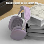 Headband Cover for Airpods Max (New 2024) - Soft Silicone Protector, Comfort Cushion, Top Pad Accessory Compatible with Apple Airpods Max (Purple)