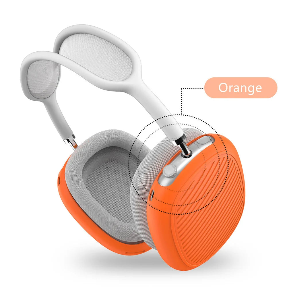 Case for Airpods Max Ear Cups Cover Soft Silicone Anti-Scratch Dust-Proof Earphone Earpad Cover for Apple Airpods Max Accessorie