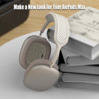 Headband Cover for Airpods Max (New 2024), Soft Silicone Airpods Max Headphone Headband Protectors/Comfort Cushion/Top Pad Protector Accessories Compatible with Apple Airpods Max (Off-White)