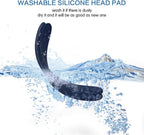Headband Cushion for Apple Airpods Max, Washable Soft Silicone Dustproof Airpods Max Headphones Accessories Compatible with Knit-Mesh Canopy(Blue)