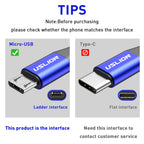 USLION 3A Micro USB Cable Fast Charging for Samsung Xiaomi Huawei Realme OPPO Android Mobile Phone USB Data Wire Cord 0.5/1/2/3M