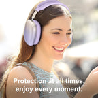 Silicone Case Cover for Airpods Max 2, Clear Gradient Soft TPU Ear Cups Cover/Ear Pad Case Cover/Headband Cover for Airpods Max 2/1 (2026/2024/2020),Transparent Accessories for Apple Airpod Max,Purple