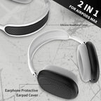 Case for Airpods Max Ear Cups Cover Soft Silicone Anti-Scratch Dust-Proof Earphone Earpad Cover for Apple Airpods Max Accessorie