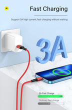3A USB Cable for Iphone 14 13 12 11 Pro Max X XR 6S 7 8 plus 2M 3M Lead Mobile Phone Fast Charging Cord Data Charger Wire