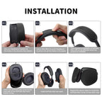 Case for Airpods Max Ear Cups Cover Soft Silicone Anti-Scratch Dust-Proof Earphone Earpad Cover for Apple Airpods Max Accessorie