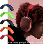 Headband Cushion for Apple Airpods Max, Washable Soft Silicone Dustproof Airpods Max Headphones Accessories Compatible with Knit-Mesh Canopy(Blue)