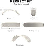 Headband Cover for Airpods Max (New 2024), Soft Silicone Airpods Max Headphone Headband Protectors/Comfort Cushion/Top Pad Protector Accessories Compatible with Apple Airpods Max (Off-White)