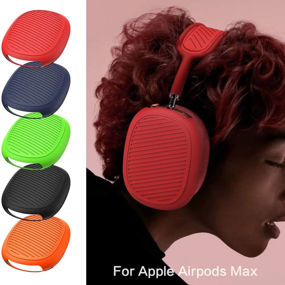 Case for Airpods Max Ear Cups Cover Soft Silicone Anti-Scratch Dust-Proof Earphone Earpad Cover for Apple Airpods Max Accessorie