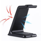 15W Wireless Phone Charger Stand Pad Fast Charge for Samsung Iphone LG Universal
