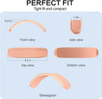 Headband Cover for Airpods Max (New 2024), Soft Silicone Airpods Max Headphone Headband Protectors/Comfort Cushion/Top Pad Protector Accessories Compatible with Apple Airpods Max (Orange)