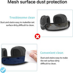 Headband Cushion for Apple Airpods Max, Washable Soft Silicone Dustproof Airpods Max Headphones Accessories Compatible with Knit-Mesh Canopy(Blue)