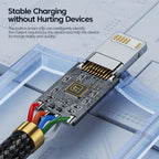 USB Cable for Iphone 14 13 12 Pro Max X XS XR 8 7 plus Ipad Fast Charging Charger Aluminum Ip Cable for Iphone Data Cord